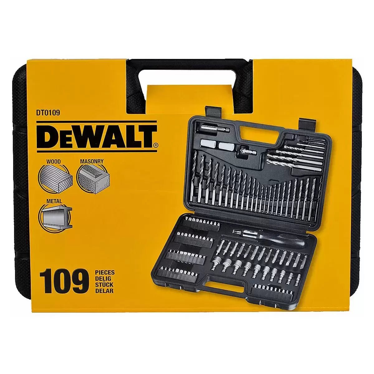 dewalt - DEWALT® 109 Piece Round Drill Bit Set - KTechWorld