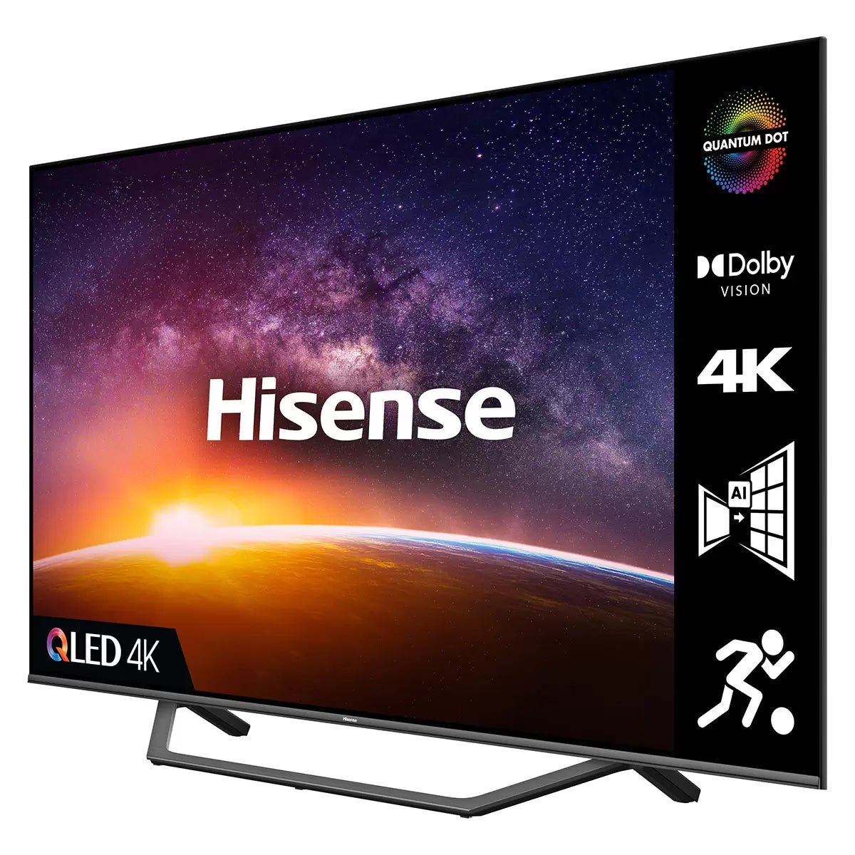 HISENSE 43A7100FTUK 43-inch 4K UHD HDR Smart TV with Freeview play, and  Alexa Built-in (2020 series), Black : : Electronics & Photo
