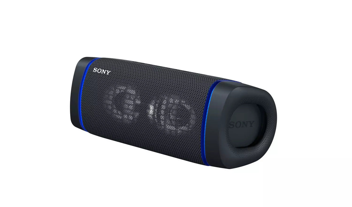 Sony SRS-XB33 – Portable, Waterproof, Powerful and Durable Wireless Bluetooth Speaker with EXTRA BASS and lighting – Black - KTechWorld