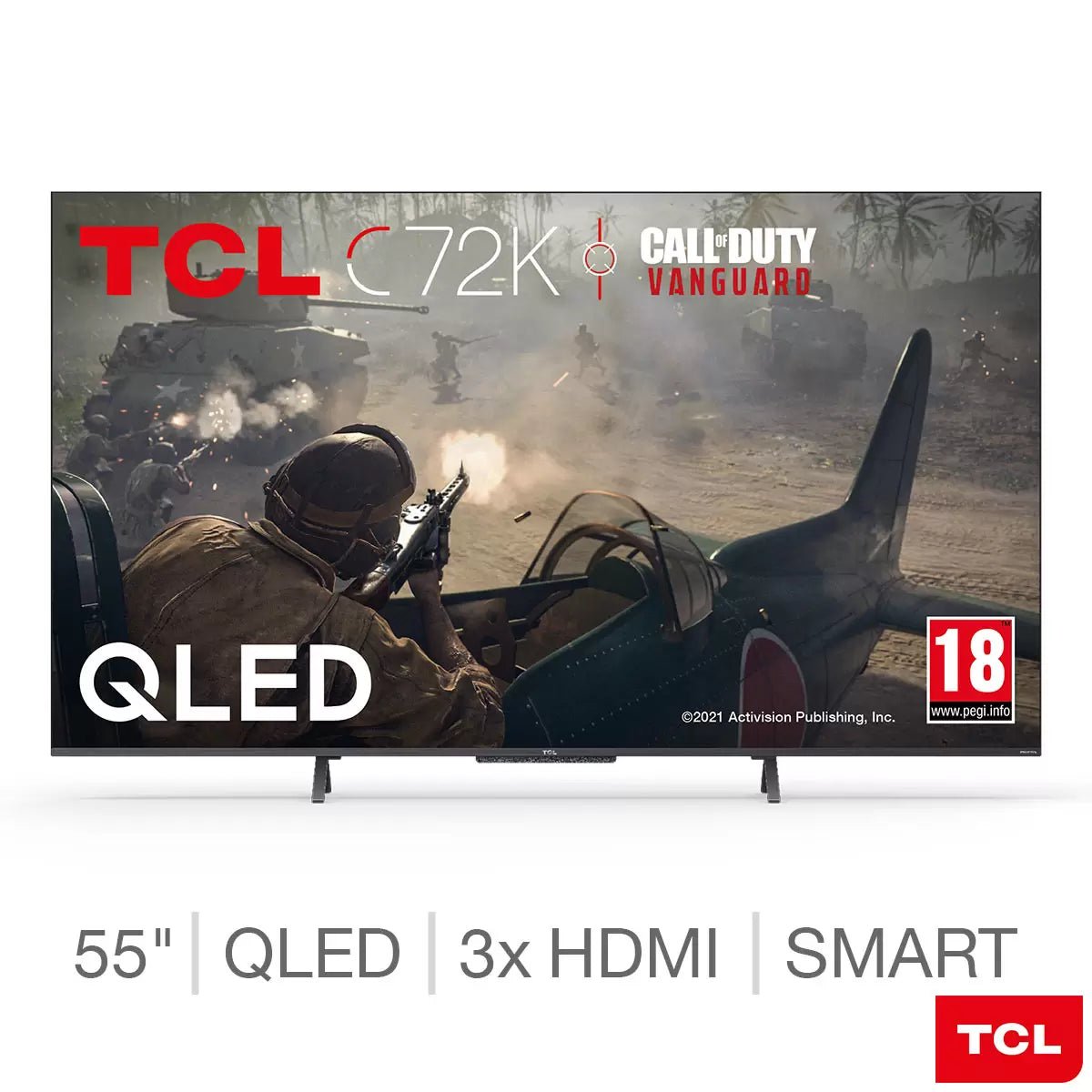 TCL 55C720K 55 Inch QLED 4K Ultra HD Smart Android TV - KTechWorld